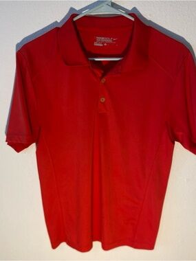 Nike Men’s Red Polo Shirt Performance Golf Style